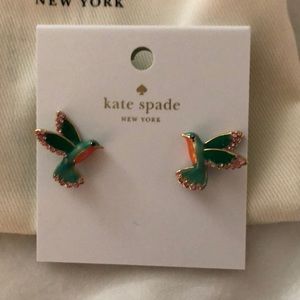 NWT Kate Spade Hummingbird Earrings